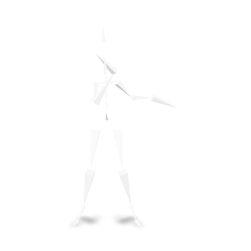 Winged demon wraith walking clip (armature)