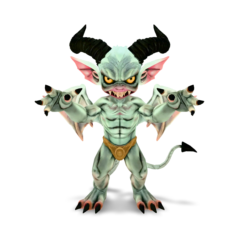 Imp demon, rigged (Meshy)